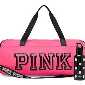 PINK Duffle Bag Bottle Set